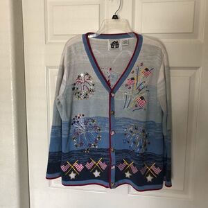 STORY BOOK KNITS Women’s Cardigan Size L
